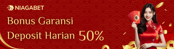 bonus garansi deposit harian 50%