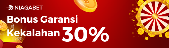 BONUS GARANSI KEKALAHAN 30% MINGGUAN